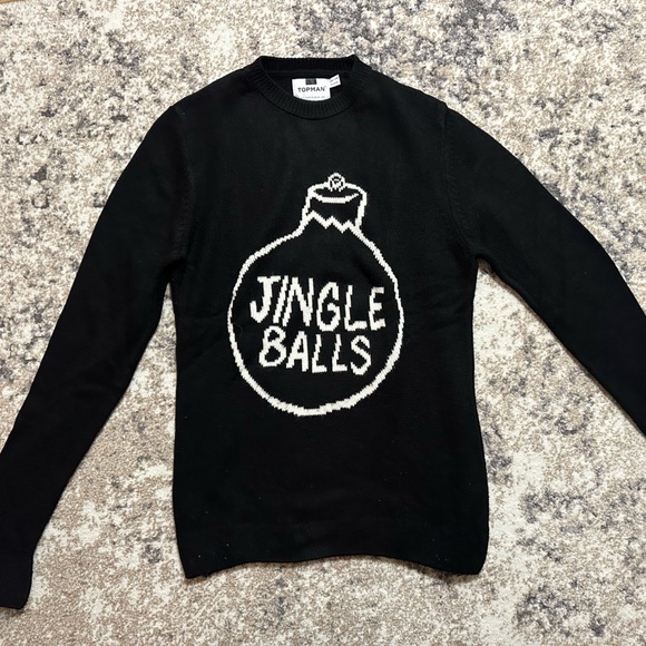 Topman Black Knit Sweater - Picture 1 of 3